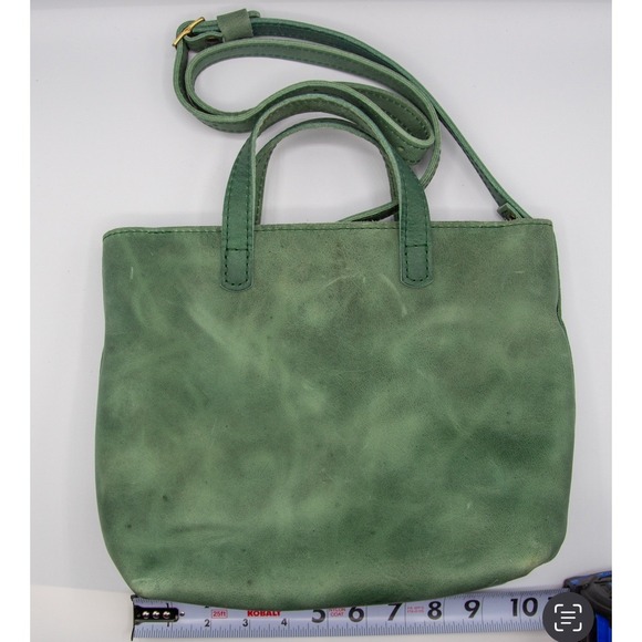 Portland Leather Goods Mini Crossbody Tote With Zip - Picture 4 of 15